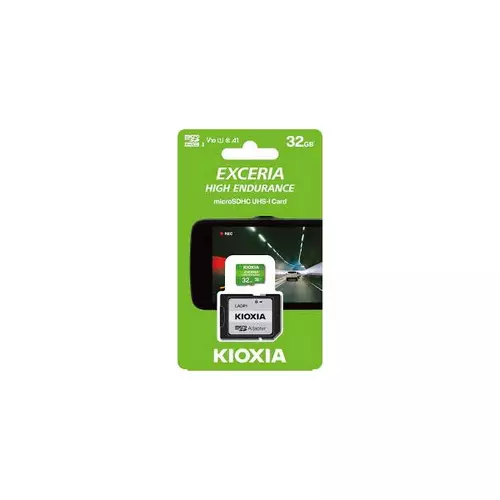 KIOXIA Memóriakártya MicroSDHC 32GB Exceria High Endurance CL10 UHS-I U3 + Adapter (TOSHIBA)