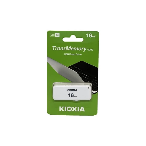 KIOXIA Pendrive 16GB, Yamabiko USB 2.0, Fehér (TOSHIBA)