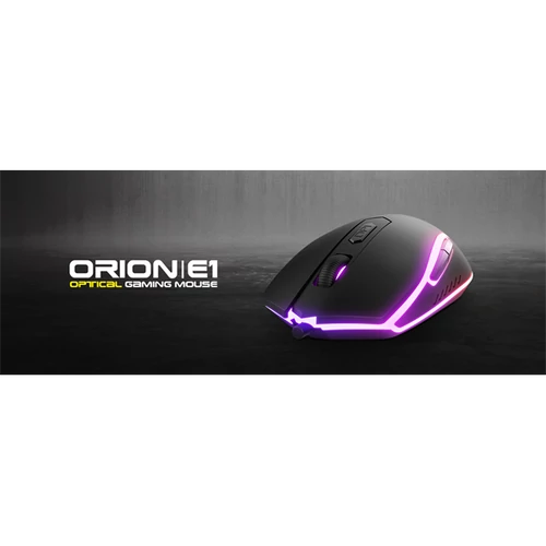 KWG vezetékes gaming egér ORION E1 multi-color