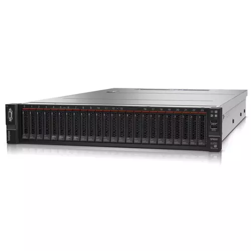 LENOVO rack szerver ThinkSystem SR650 (2.5"), 1x 16C G6226R 2.9GHz, 1x32GB, NoHDD, NoRAID, XCC:E, (1+0).
