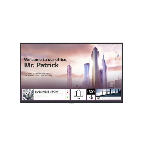 LG 24/7 IPS LFD 55" 55UH5F, 3840x2160, 500cd/m2, 8ms, 3xHDMI/DP/DVI-D/USB 2.0/RS232C/RJ45/Audio/IR, hangszóró