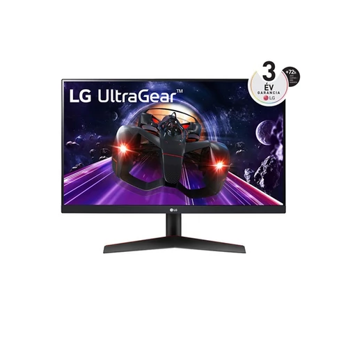 LG Gamer 144Hz IPS monitor 23,8" 24GN600-B, 1920x1080, 16:9, 300cd/m2, 1ms, HDR10, 2xHDMI/DP/Audio out, AMD FreeSync™
