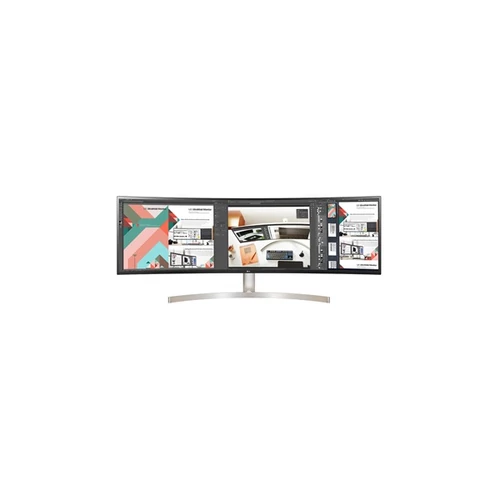 LG IPS ívelt Monitor 49" - 49WL95C, 5120x1440, 32:9, 350 cd/m2, 5ms, HDMx2, DisplayPort, USB 3.0x4, USB-C, hangszóró