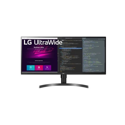 LG ívelt monitor 34" - 34WN750, 3440x1440, 21:9, 300 cd/m2, HDMIx2,DisplayPort, USB3.0x3, HDR10, FreeSync, állítható mag