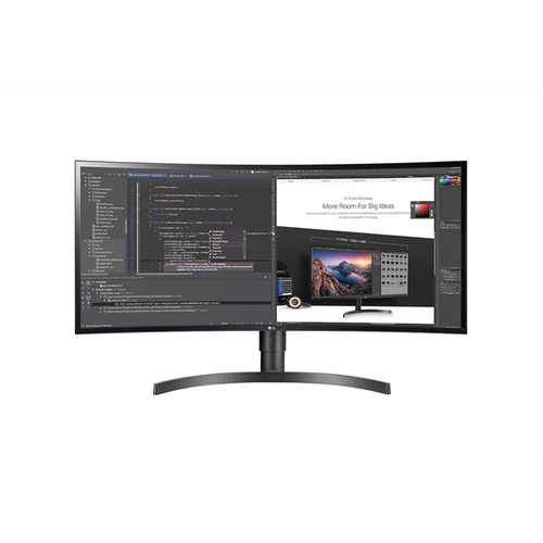 LG ívelt monitor 34" - 34WN80C, 3440x1440, 21:9, 300 cd/m2, 5ms, HDMIx2/DisplayPort/USB C/USB 3.0x2/HDR10