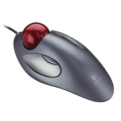 LOGITECH Egér - Trackball Marble USB Szürke