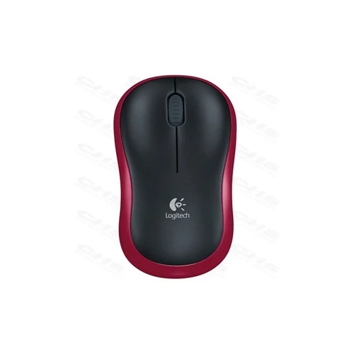 LOGITECH Egér - M185 Wireless Optikai Nano Piros