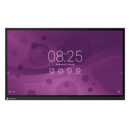 LSK ClassBoard CBT3555S interaktív kijelző, 55", 16:9, 3840x2160, HDMI/USB/VGA/LAN/RS232, multitouch(20 érintés)