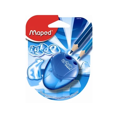 MAPED Hegyező, kétlyukú, tartályos,"I-Gloo", vegyes színek