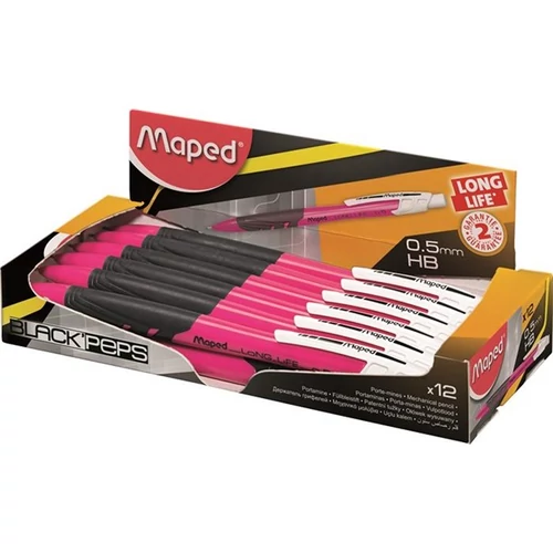 MAPED Nyomósirón, 0,5 mm,"Long Life", rózsaszín