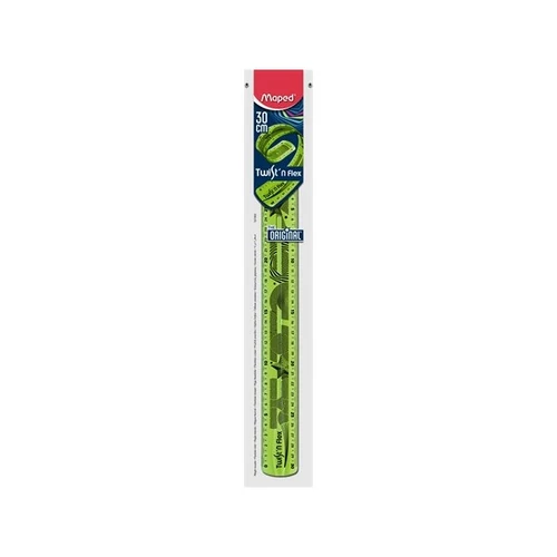 MAPED Vonalzó, műanyag, törhetetlen, 30 cm,"Twist`n Flex"
