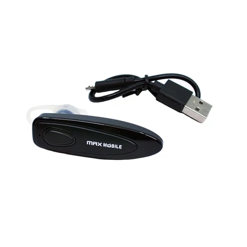 MAX MOBILE Headset Bluetooth BT-SE09 Mono BT headset, Fekete