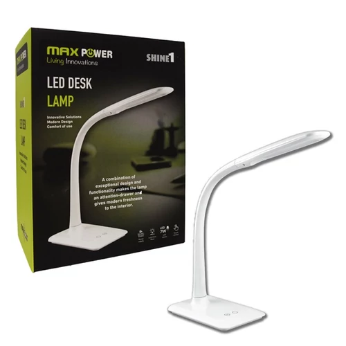 MAX MOBILE LED Asztali Lámpa HT8230 400lm, 4000k, 7W, érintő gomb