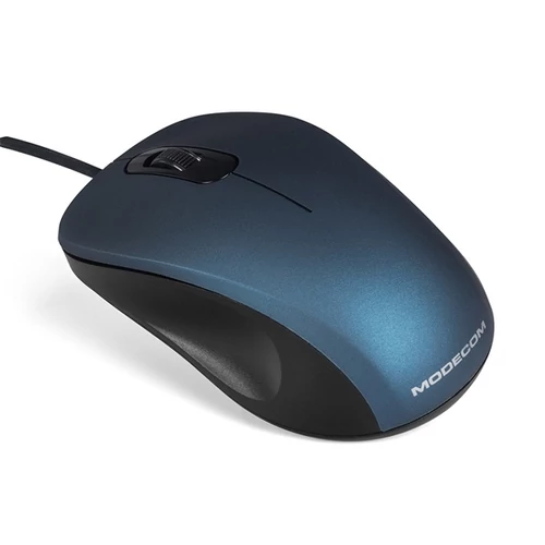 MODECOM Vezetékes egér optikai M10 USB, 1000dpi, Kék