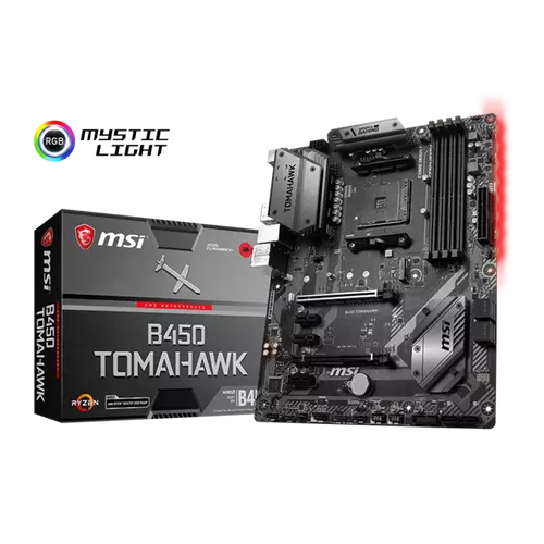 MSI Alaplap AM4 B450 TOMAHAWK AMD B450, mATX