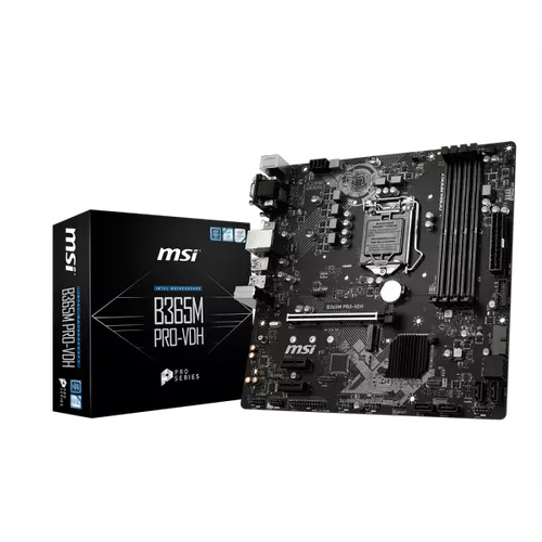 MSI Alaplap S1151 B365M PRO-VDH Intel B365, mATX
