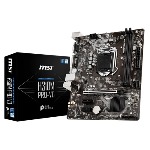 MSI Alaplap S1151 H310M PRO-VD Intel H310, mATX