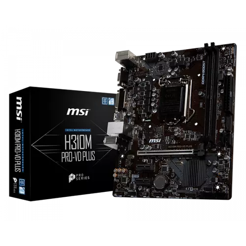 MSI Alaplap S1151 H310M PRO-VD PLUS Intel H310, mATX