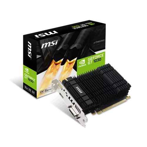 MSI Videokártya PCI-Ex16x nVIDIA GT 1030 2GH OC 2GB DDR5 Passzív