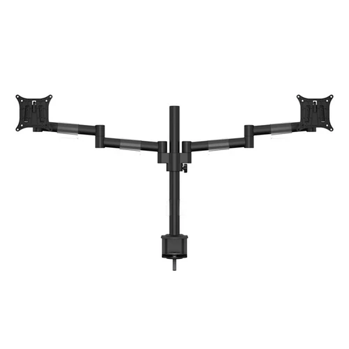 Multibrackets asztali rögzítő Officeline Dual dönthető, forgatható konzol, 15" - 30", fekete