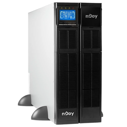 NJOY Szünetmentes Balder 6000, 6000VA, 6000W, Online rack (2U), LCD display (2U Baterry Pack)