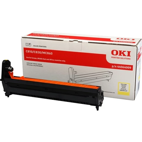 OKI Drum C810/C830/MC860/MC851/MC861/C801/C821 20.000/oldal, sárga
