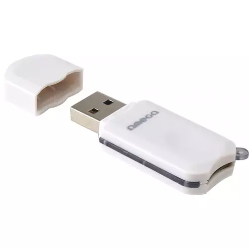 OMEGA Kártyaolvasó, USB 3.0, 5Gb/s, fehér