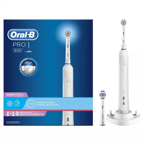 ORAL-B Pro 1 900 Elektromos Fogkefe (Sensi UltraThin fejjel)