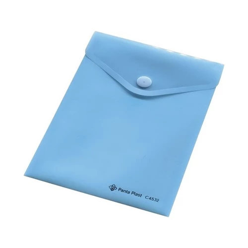 PANTA PLAST Irattartó tasak, A7, PP, patentos, 160 mikron,, pasztell kék