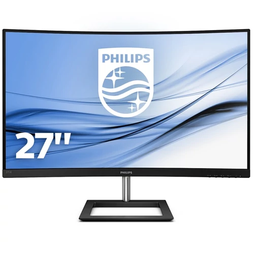 PHILIPS Ívelt VA LCD monitor 27" 271E1CA, 1920x1080, 16:9, 250cd/m2, 4ms, 75Hz, VGA/HDMI, hangszóró, AMD FreeSync™