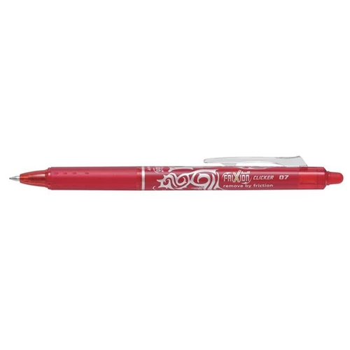 PILOT Rollertoll, 0,35 mm, törölhető,"Frixion Clicker", piros