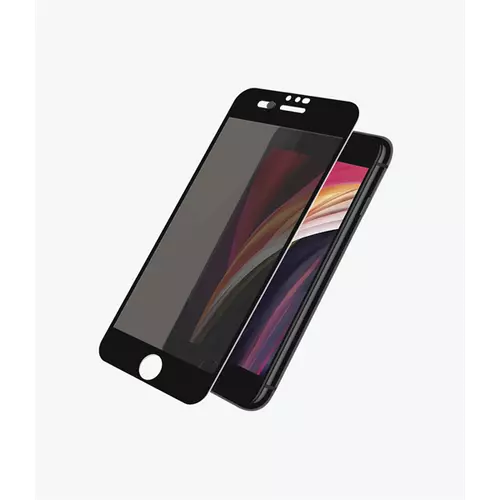 Panzerglass kijelzővédő, Apple iPhone 6/6s/7/8/SE (2020) CF CamSlider Betekintésvédő, Fekete