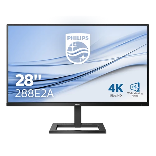 Philips IPS monitor 28" - 288E2A/00, 3840x2160, 16:9, 300 cd/m2, 4ms, HDMIx2, DisplayPort, hangszóró, FreeSync