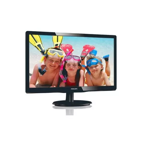 PHILIPS MVA monitor 19,5" 200V4QSBR, 1920x1080, 16:9, 250cd/m2, 8ms, 60Hz, VGA/DVI-D
