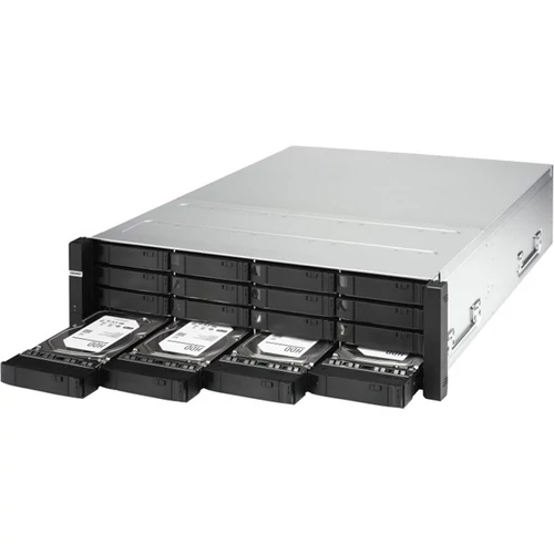 QNAP NAS 16 fiókos ES1686DC-2123IT-64G Xeon 2x8x1.9Ghz, 2x32GB RAM, 2x3x100/1000, 2x4x10GbE SFP+, 2x2xUSB3.2