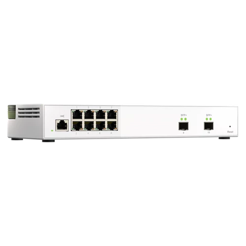 QNAP Switch QSW-M2108-2S 10-port, 8x2.5GbE, 2x10GbE SFP+, Web Managed