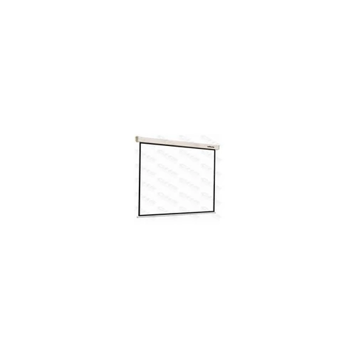 REFLECTA Fali Vászon CRYSTAL-LINE MOTOR 240x240cm, matt fehér fekete keretben