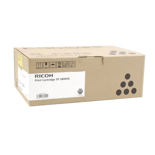 RICOH Toner SP3400HE (TONSP3400E), Normál kapacitású - 5000 oldal, Fekete