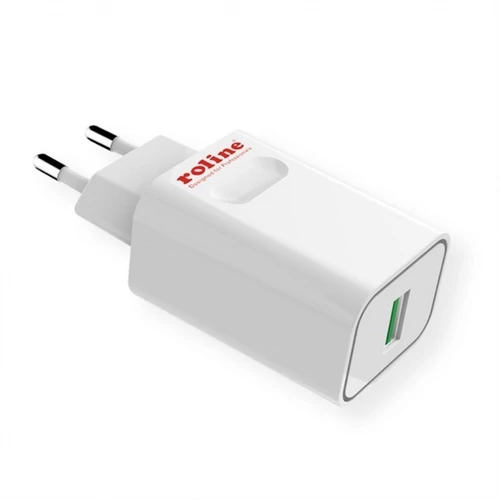 ROLINE USB töltő 18W, QC 3.0, fali, fehér
