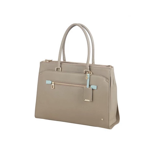 SAMSONITE NŐI Notebook táska 109672-7291, BAILHANDLE 14.1" (BEIGE/AQUAMARINE) -LADY BECKY