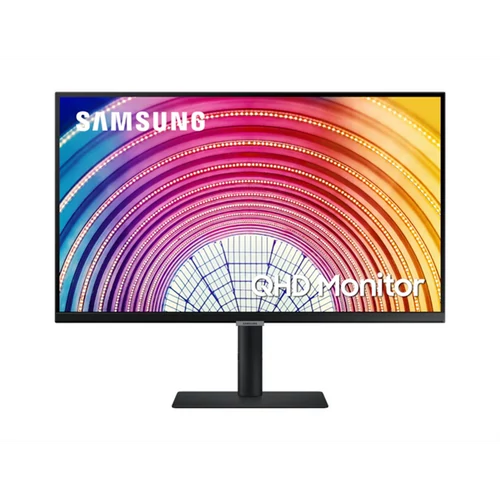 SAMSUNG IPS monitor 24" S60A, 2560x1440, 16:9, 300cd/m2, 4ms, 75Hz, 1000:1, HDR, HDMI/DP/4xUSB, AMD FreeSync™, Pivot