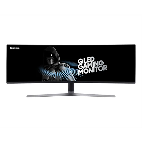 SAMSUNG Ívelt Gamer 144Hz VA monitor 48,9" CHG9, 3840x1080, 32:9, 600cd/m2, 3000:1, 1ms, DP/mini-DP/2xHDMI/USB