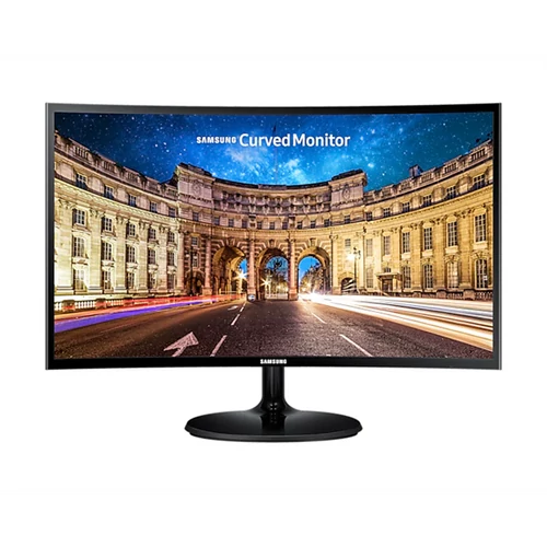 SAMSUNG Ívelt VA monitor 23,5" CF390, 1920x1080, 16:9, 250cd/m2, 4ms, 60Hz, D-Sub/HDMI, FreeSync
