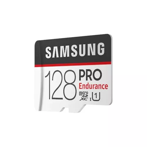 SAMSUNG Memóriakártya PRO Endurance memóriakártya 128GB, CLASS 10, UHS-I SDR104, + Adapter, R100/W30