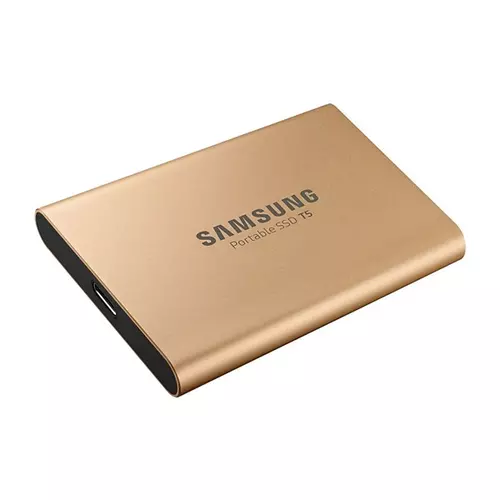 SAMSUNG Hordozható SSD T5 USB 3.1 500GB (Rose Gold)