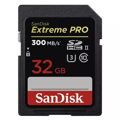 SANDISK Memóriakártya SDHC EXTREME PRO 32GB, 300MB/S, UHS-II, U3
