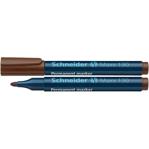 SCHNEIDER Alkoholos marker, 1-3 mm, kúpos, SCHNEIDER "Maxx 130", barna