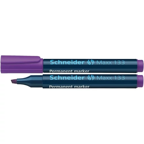 SCHNEIDER Alkoholos marker, 1-4 mm, vágott, SCHNEIDER "Maxx 133", lila