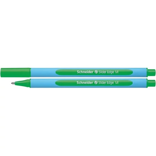 SCHNEIDER Golyóstoll, 0,5 mm, kupakos, SCHNEIDER "Slider Edge M", zöld