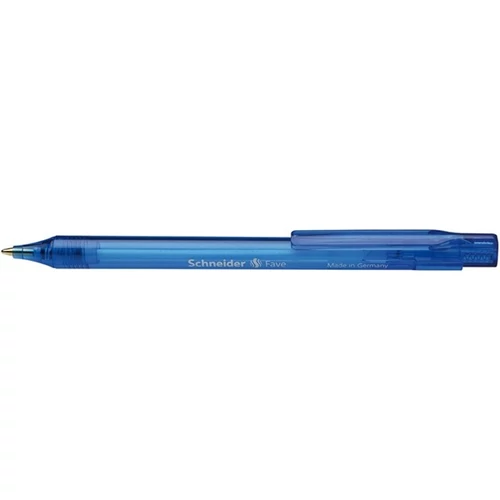 SCHNEIDER Golyóstoll, 0,5 mm, nyomógombos, SCHNEIDER "Fave", kék
